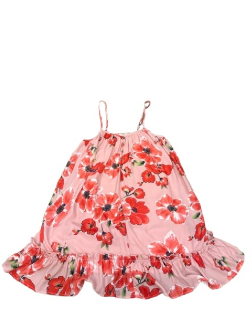 Pink Lily Women’s Blush Pink Flowy Floral Dress Size Medium